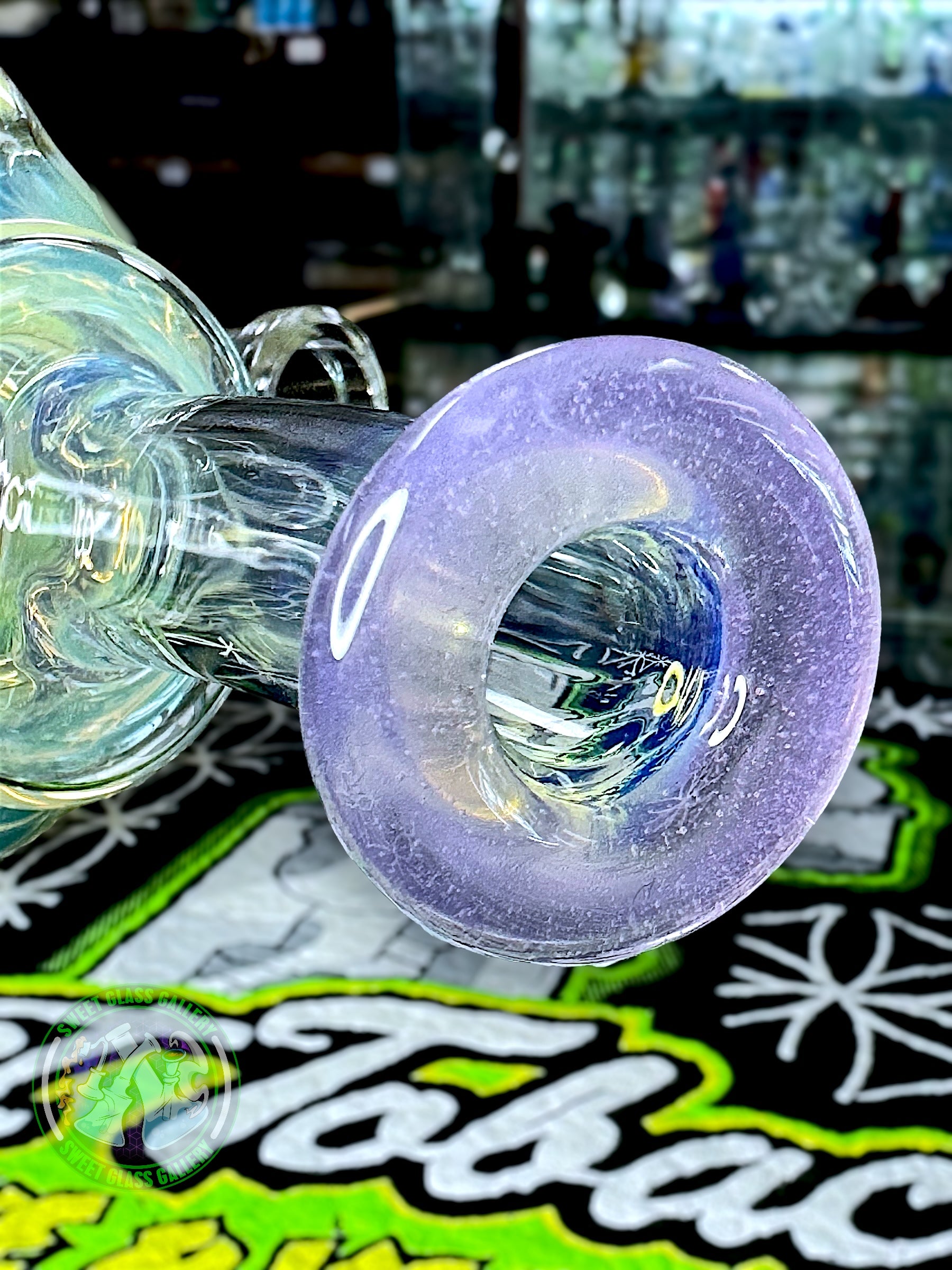 Uzzi Glass - Rig #5 - Floating Recycler (Purple People Eater)