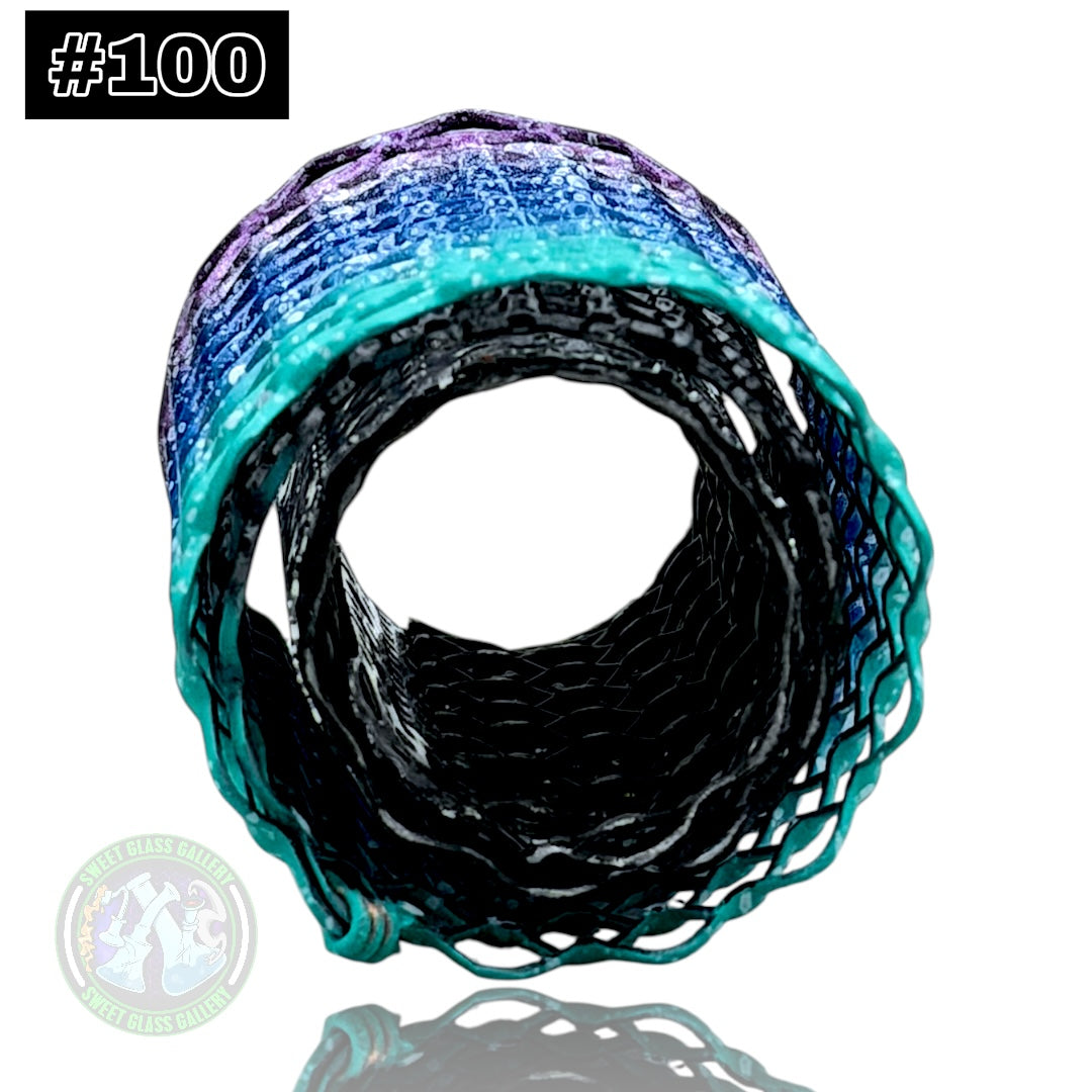 Mamba Guardzz - Heat Cage #100 Blazer GT8000 Guard (Teal, Blue & Purple w/ White Splatter)