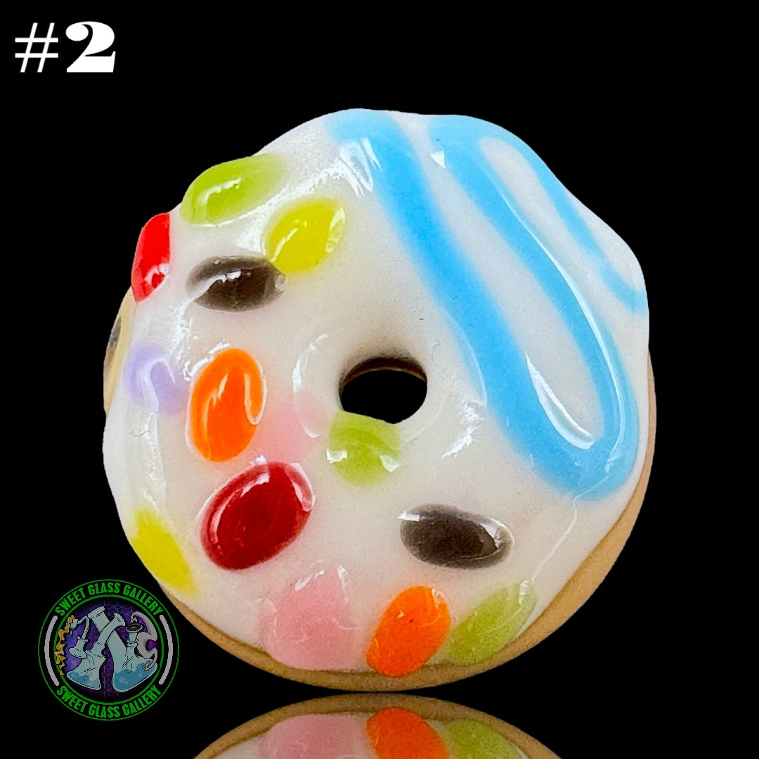 KGB Glass - Donut Pendant #2