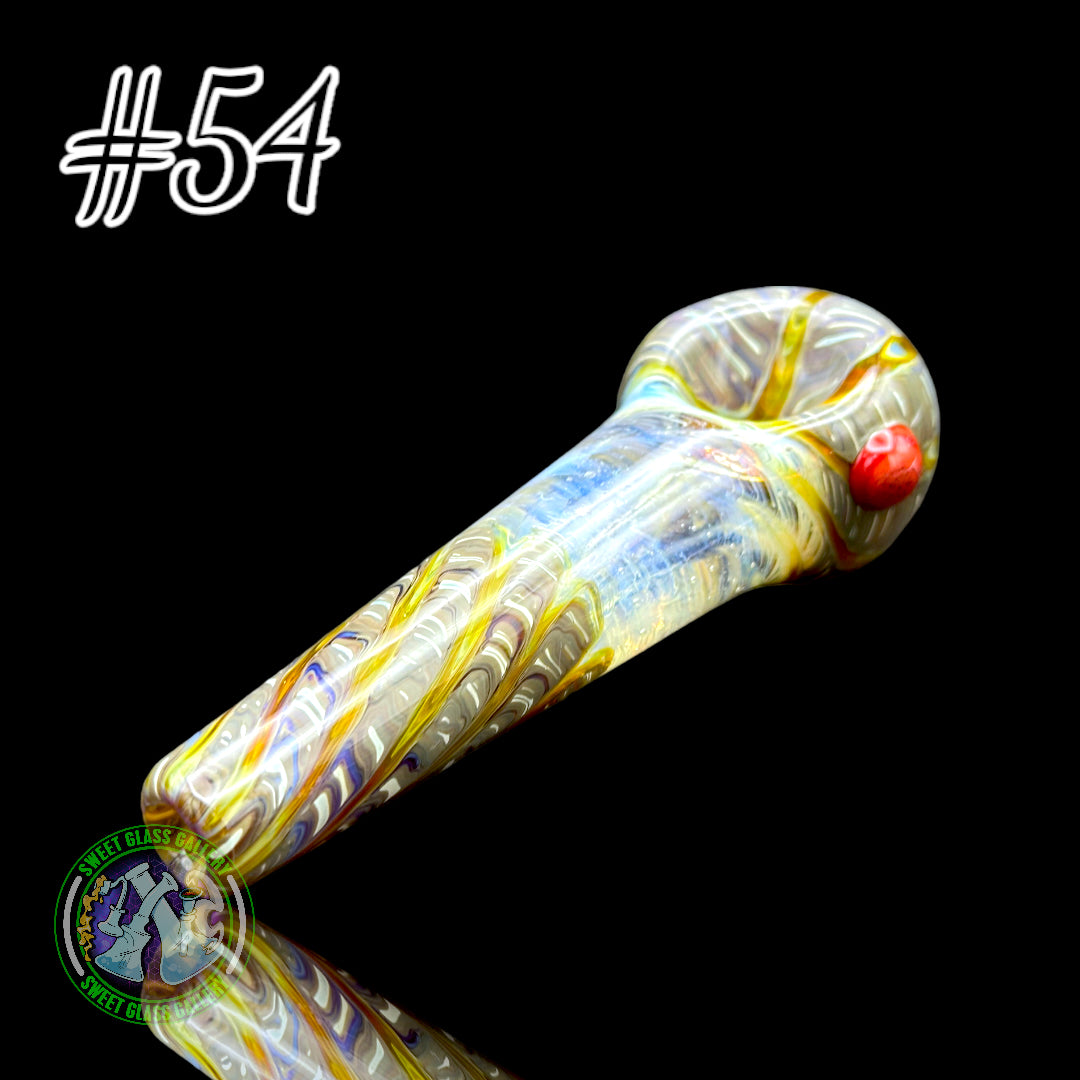 Daniel's Glass Art - German Glass Thick Hand Pipe #54