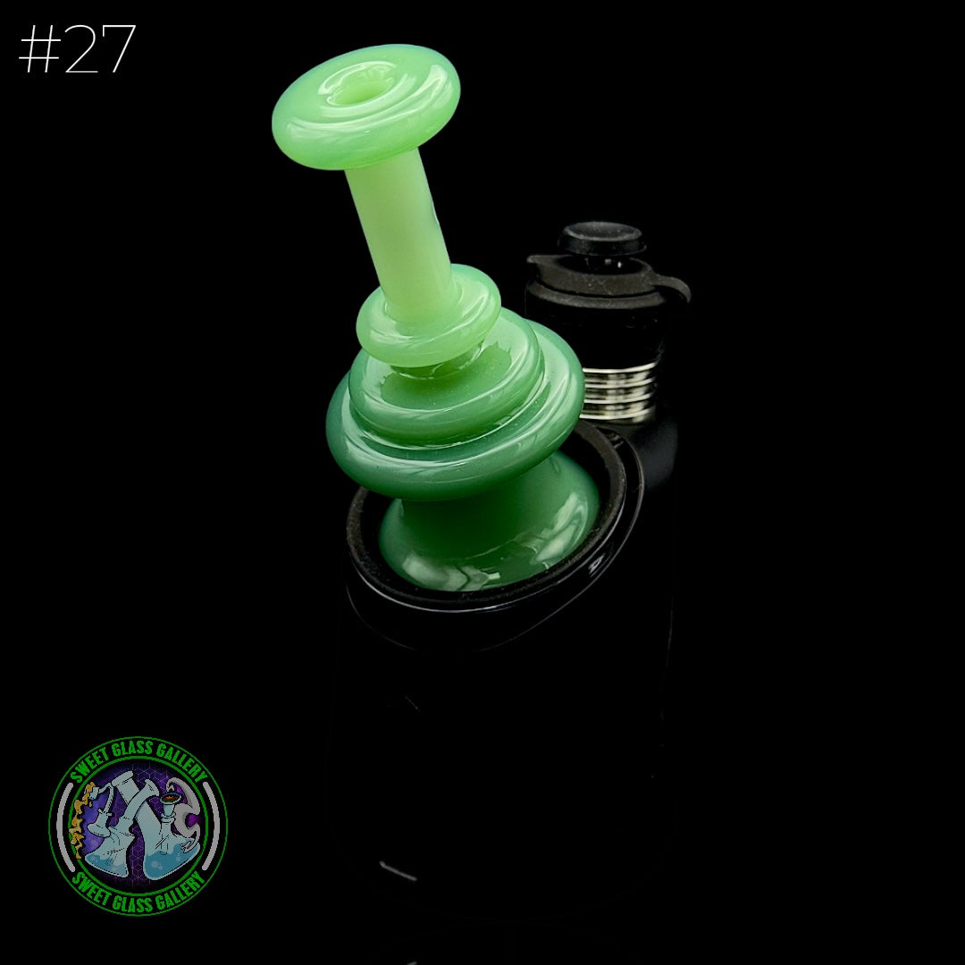 Dōp Glass - Puffco Attachment - Dry Bell Jade #27