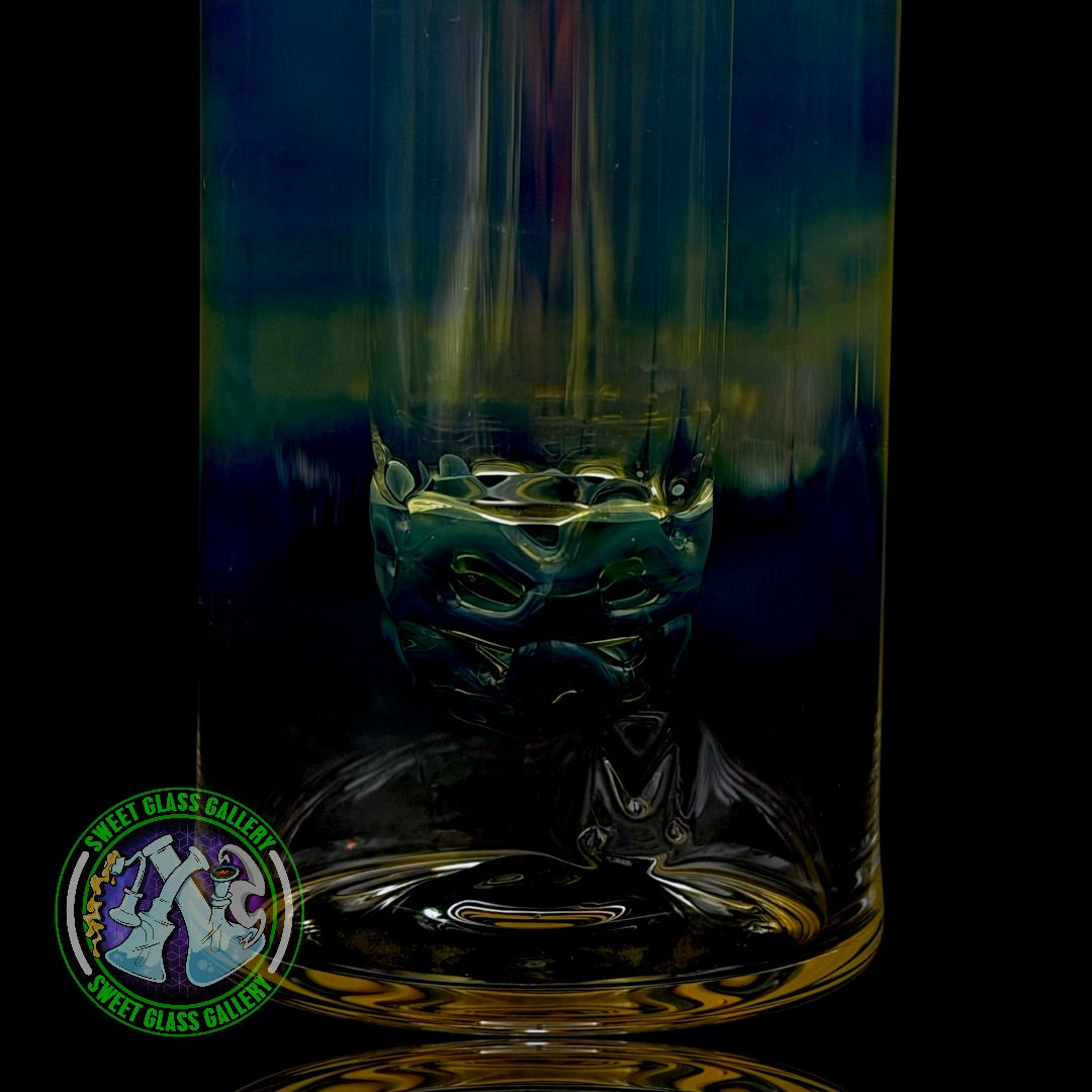 Fluid Glass - Ash Catcher #19 - 18mm Blue Amber Purple