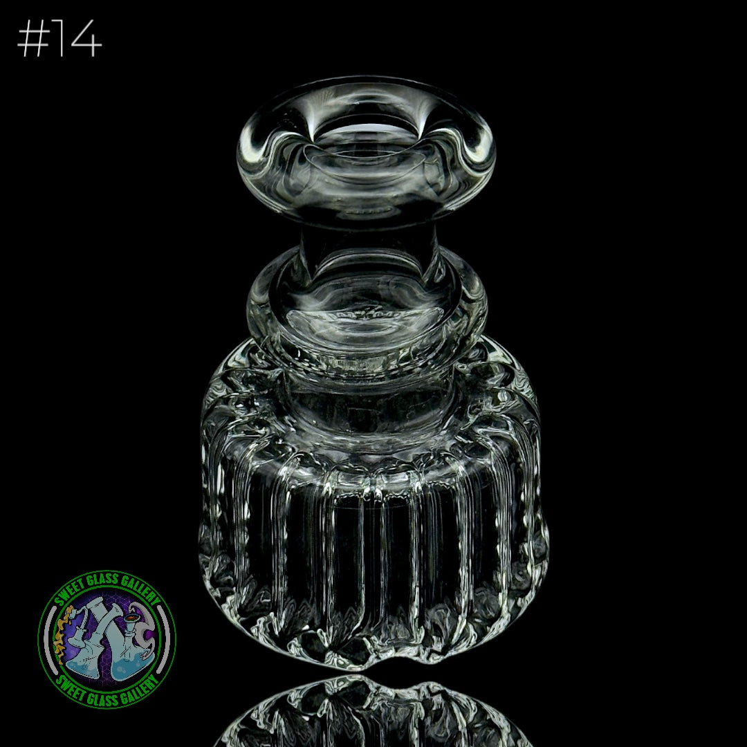 Evol Glass - Attachment - Puffco Peak #14 Corduroy (Clear)