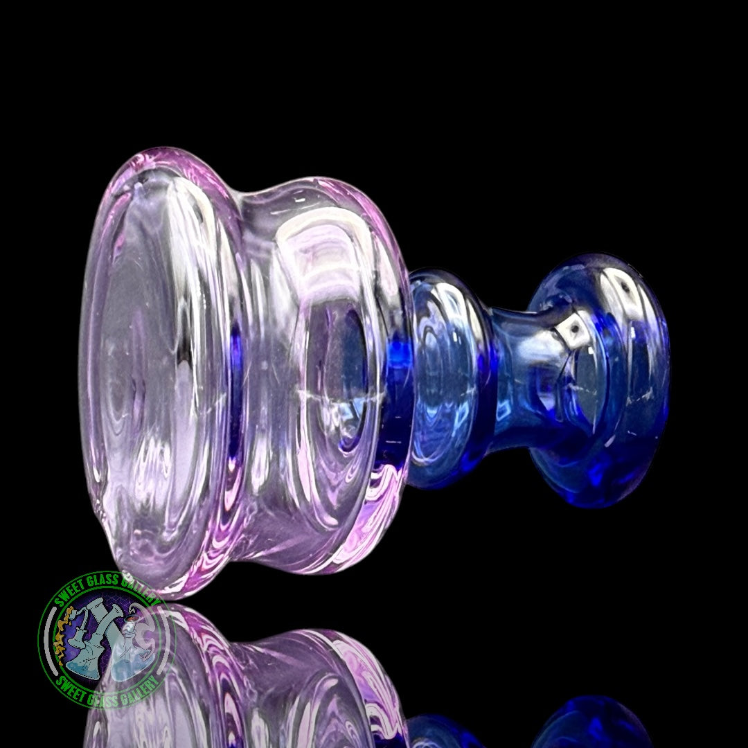 Evol Glass - Attachment #39 - Puffco Peak (Transparent Purple & Cobalt Blue)