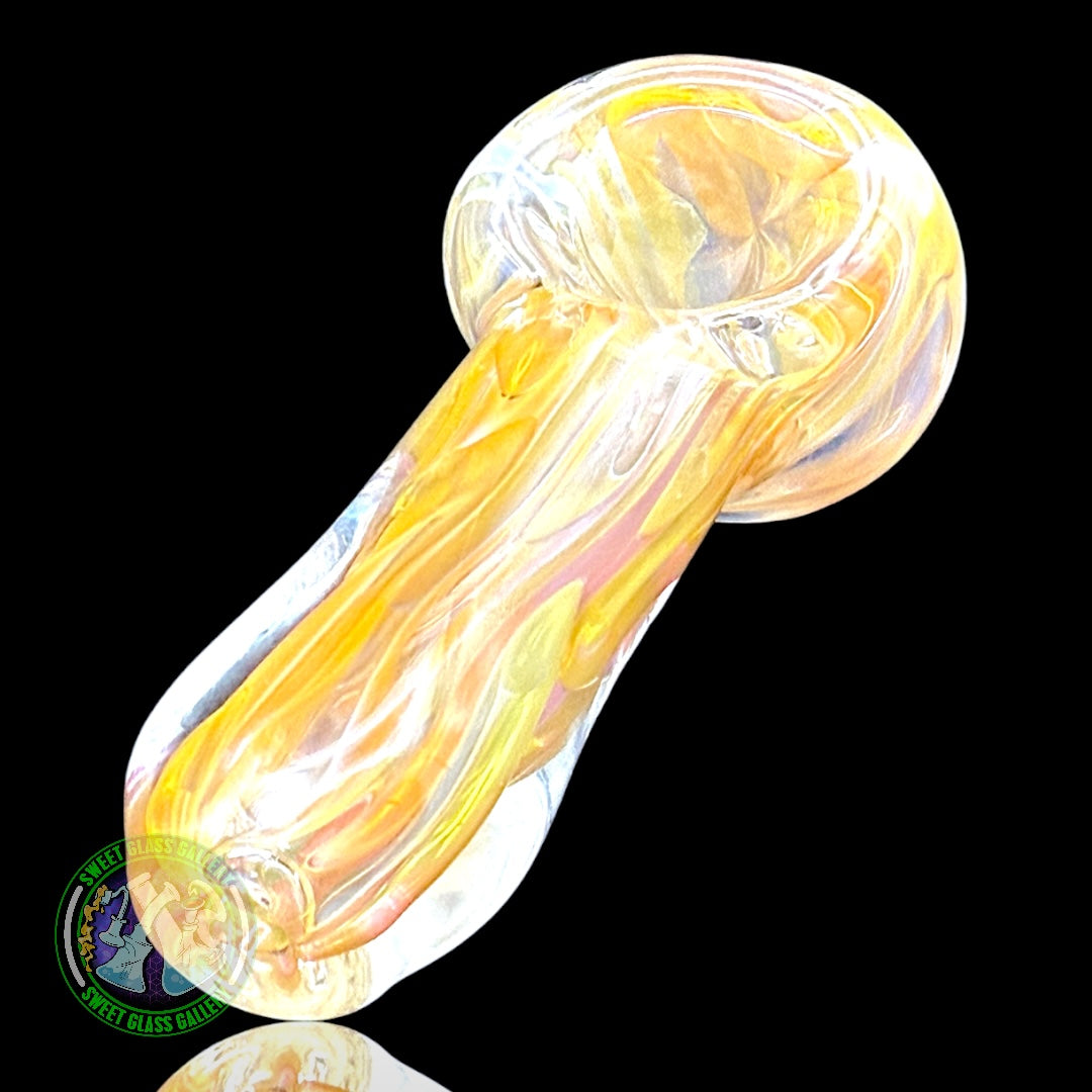 Daniel's Glass Art - Dry Pipe #2 - Gold Fumed