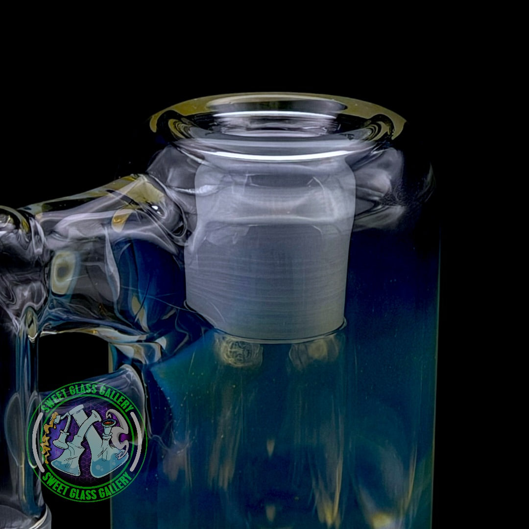Fluid Glass - Ash Catcher #20 - 18mm Blue Amber Purple