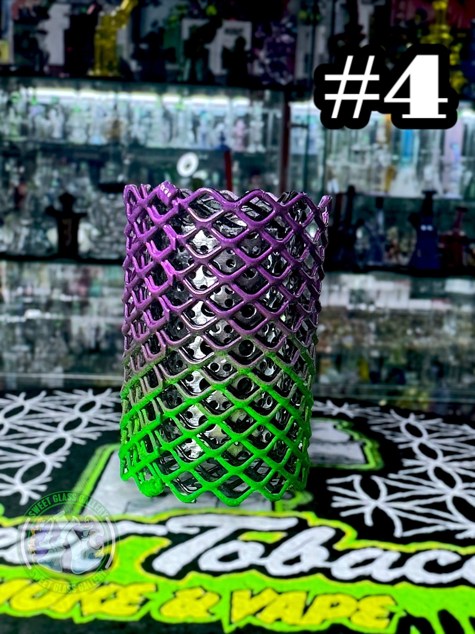 Mamba Guardz - Heat Cage #4 - Blazer GT8000 Guard (Bright Green & Purple)