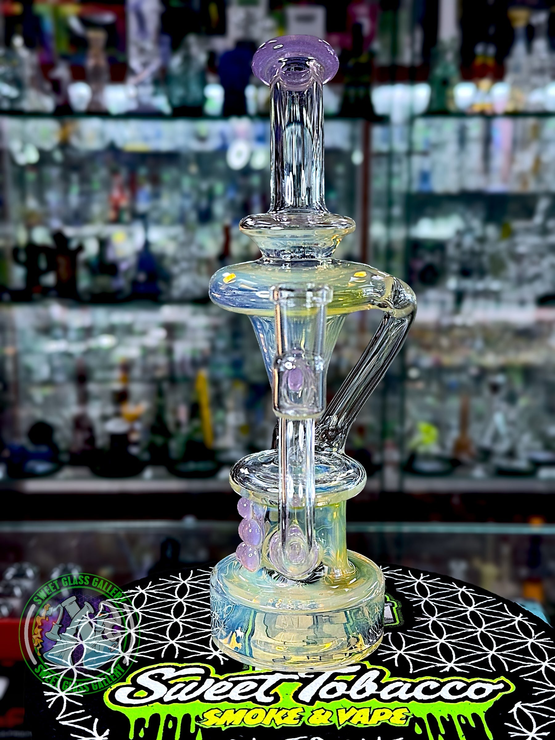 Uzzi Glass - Rig #5 - Floating Recycler (Purple People Eater)