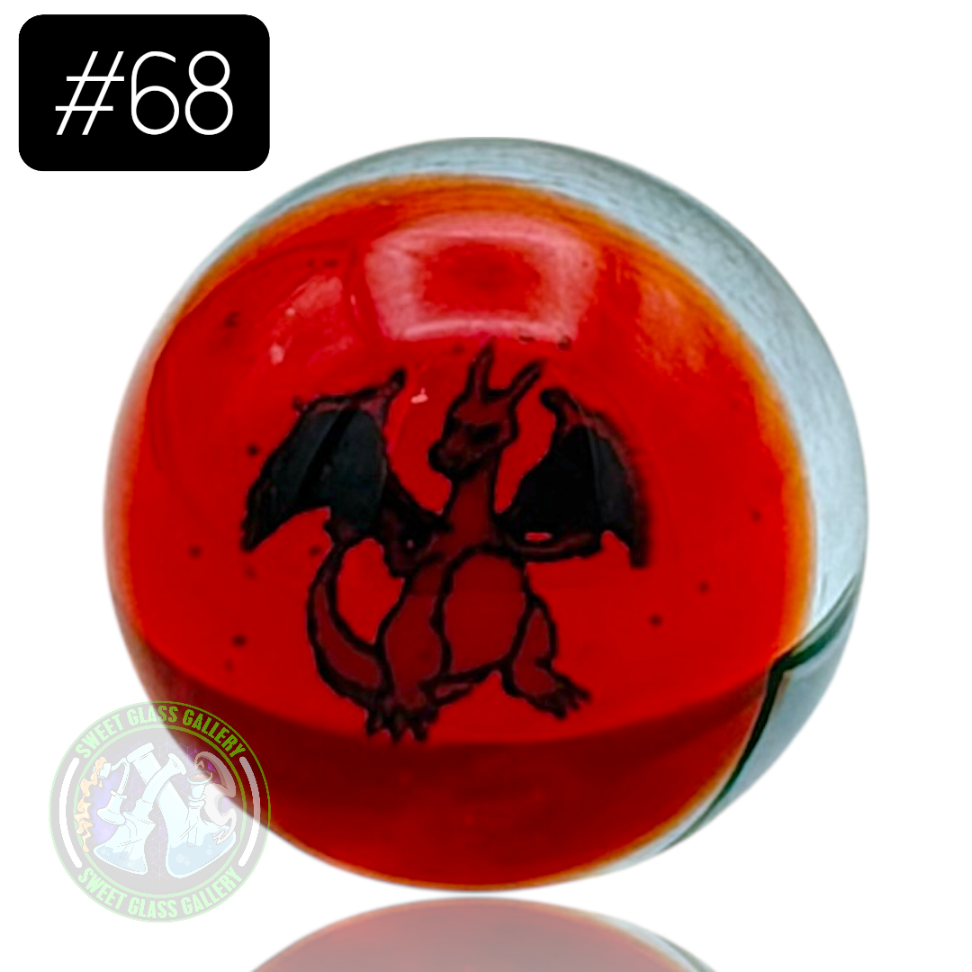 Keys Glass - Marble #68 (Charzard - Pokémon)