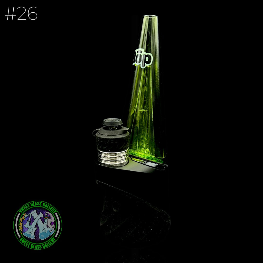 Dōp Glass - Puffco Attachment - 5-Hole Green #26