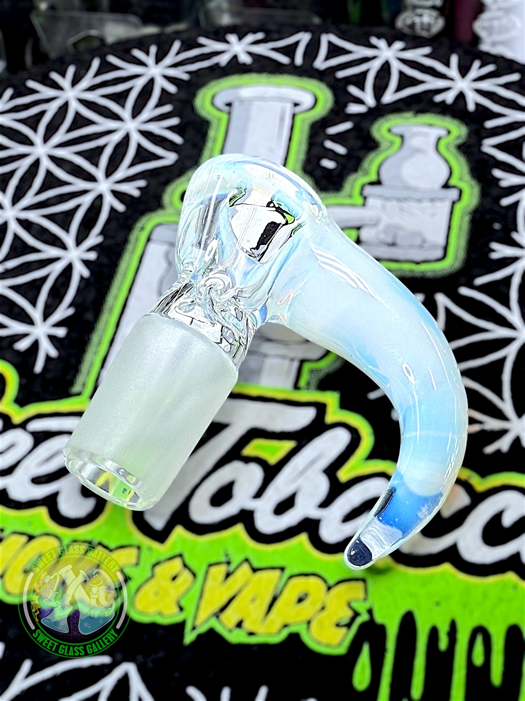 Fluid Glass - Tube #2 - Large Fumed Head Banger (Ghost)