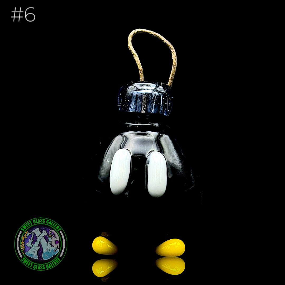 Sandberg Glass - Bob-omb - Hemp Wick Holder #6
