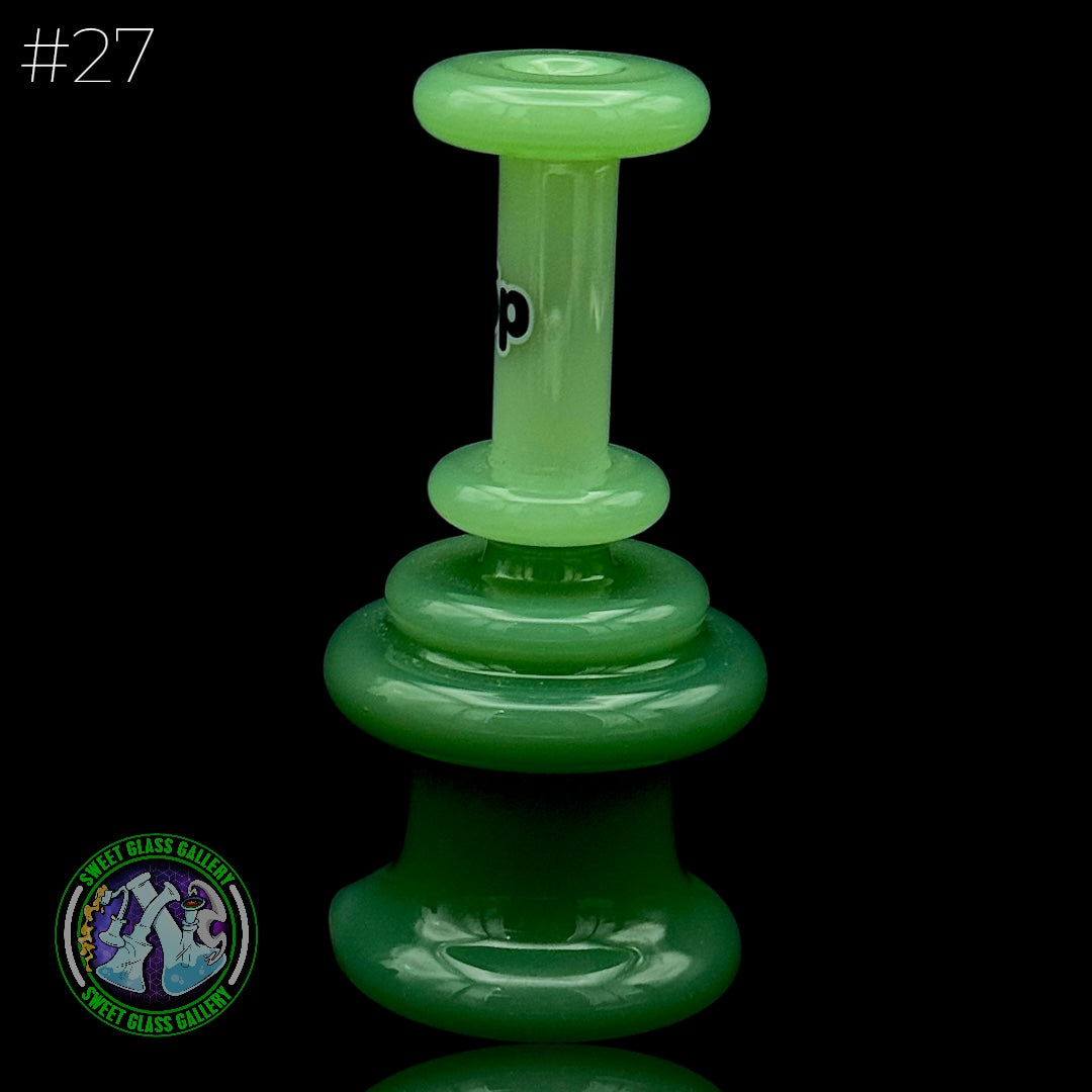 Dōp Glass - Puffco Attachment - Dry Bell Jade #27