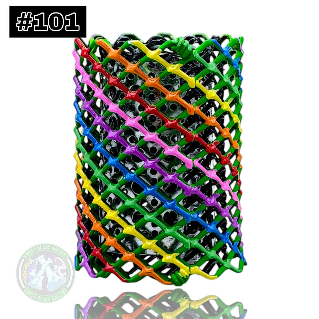 Mamba Guardzz - Heat Cage #101 Blazer GT8000 Guard (Green w/ Rainbow Stripes)