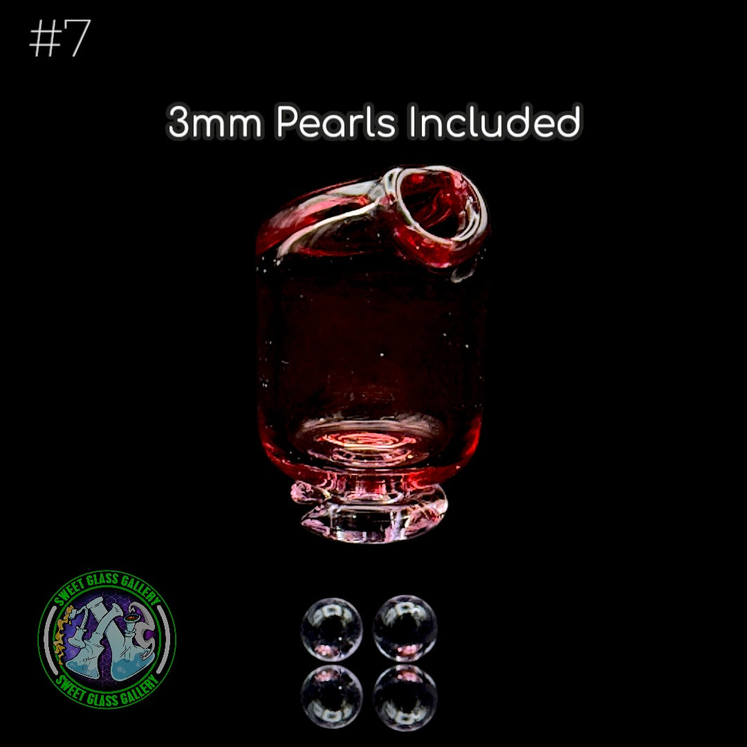 Kizmit Glass - Pivot Top #7 (Ruby Slippers)