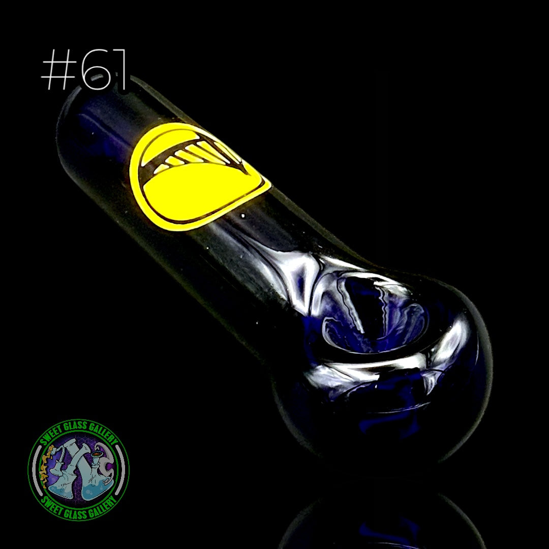 Daniel's Glass Art - Dry Pipe #61 (Golden State Warriors)