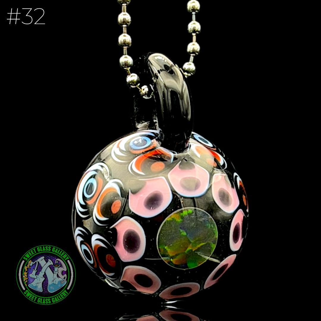 Steve H Glass - Pendant #32 - Dot Stack