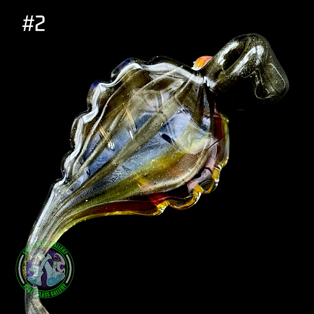 Mental Glass Art - Pendant #2 - Leaf