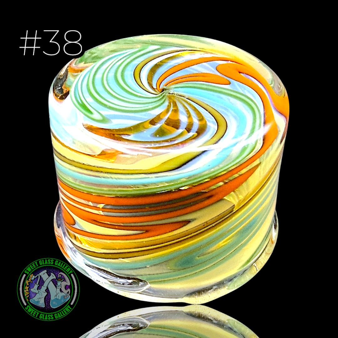 Ben’s Glass Art - Baller Jar #38 - Inside Out Tech