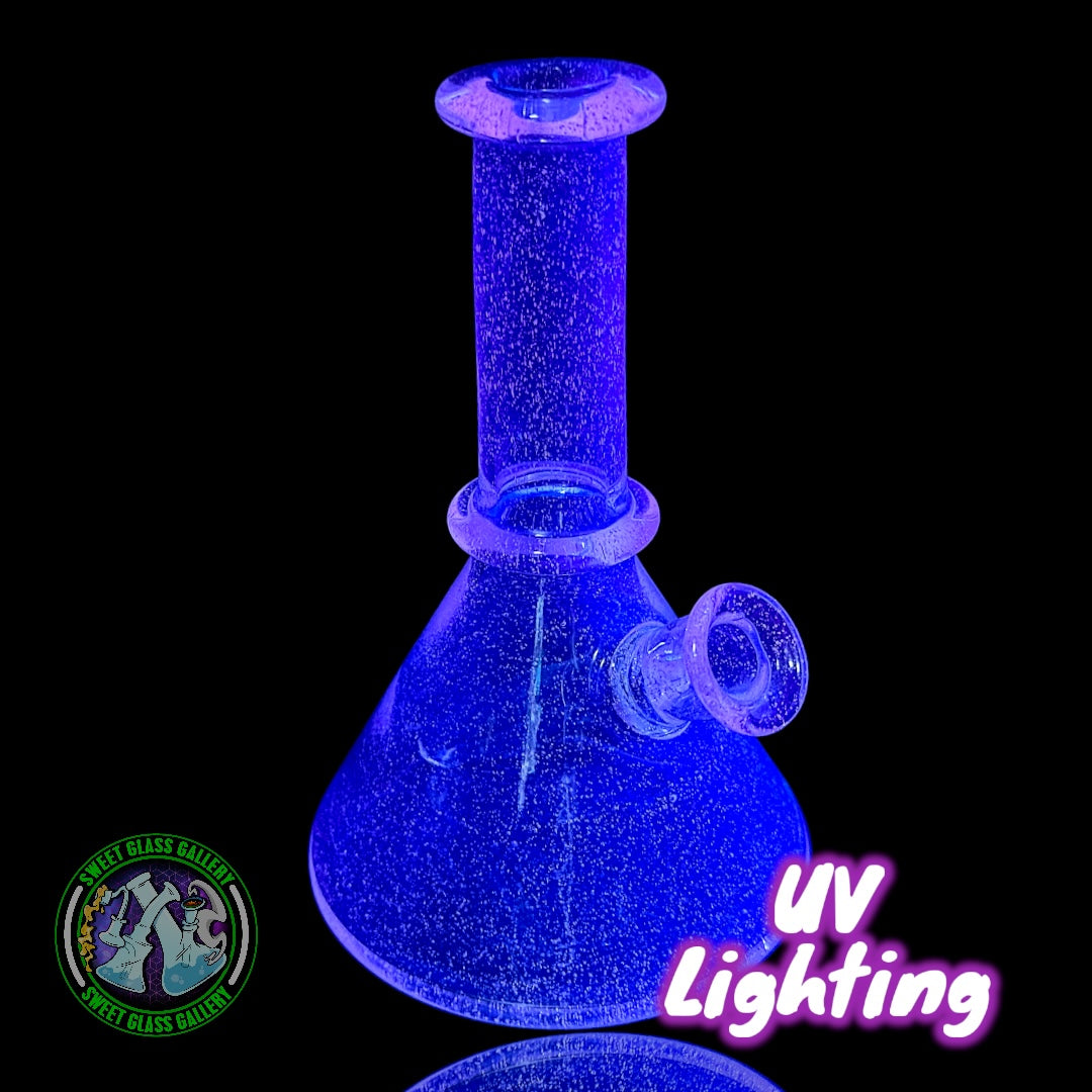 Selko Glass - Rig #10 - Shreddy Flask (Pink UV)