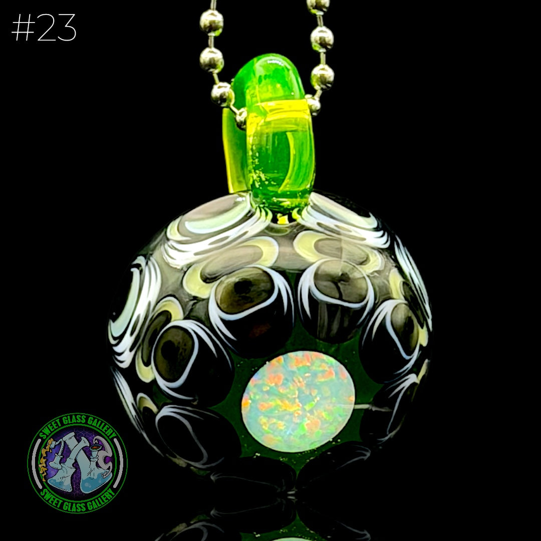 Steve H Glass - Pendant #23 - Dot Stack