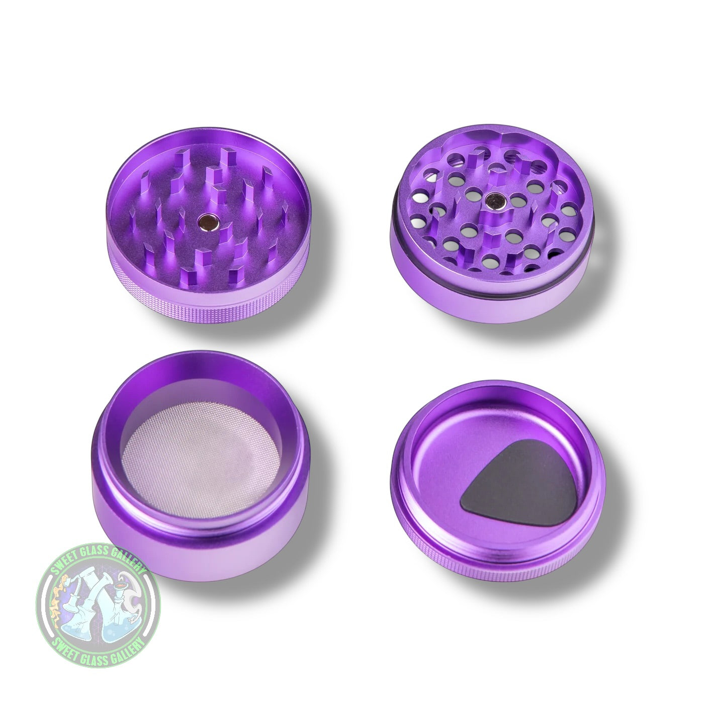 MJ Arsenal - 4 Piece Grinder - Purple