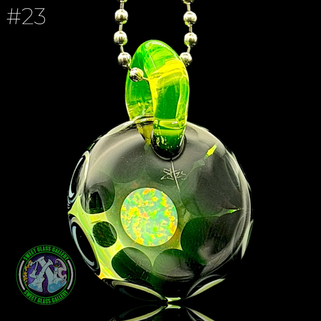 Steve H Glass - Pendant #23 - Dot Stack