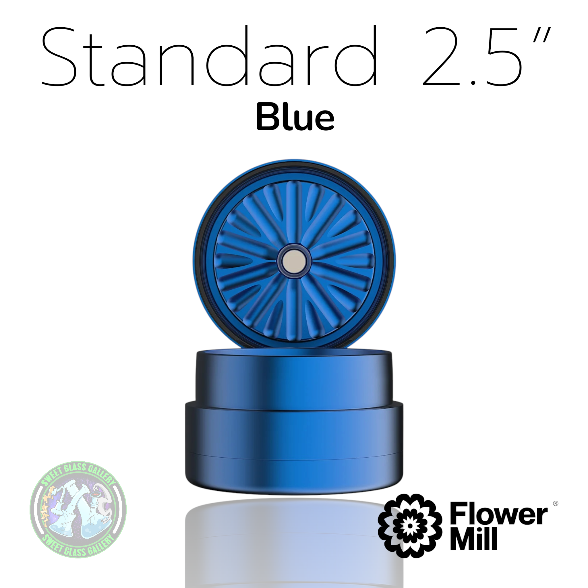 Flower Mill - Standard Series 2.5” - Blue