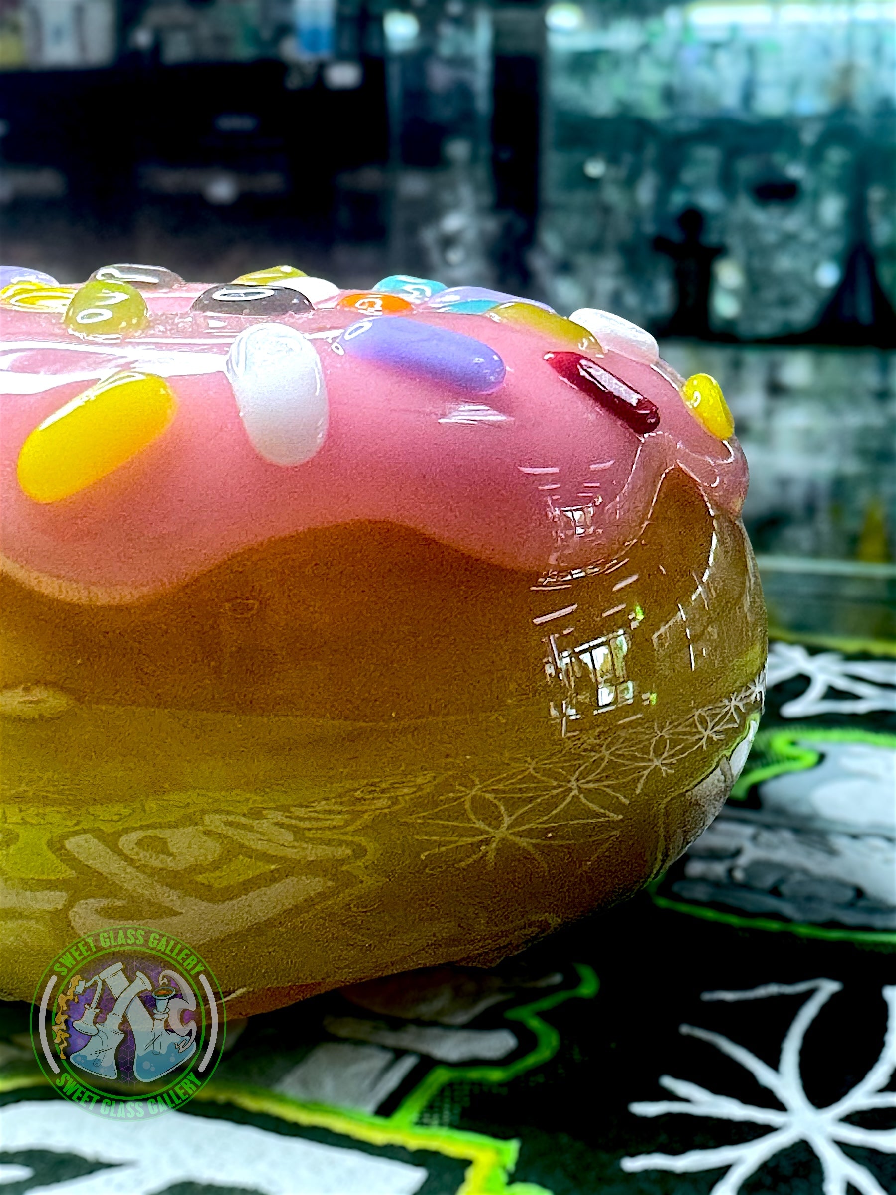 KGB Glass - Donut Dry Pipe