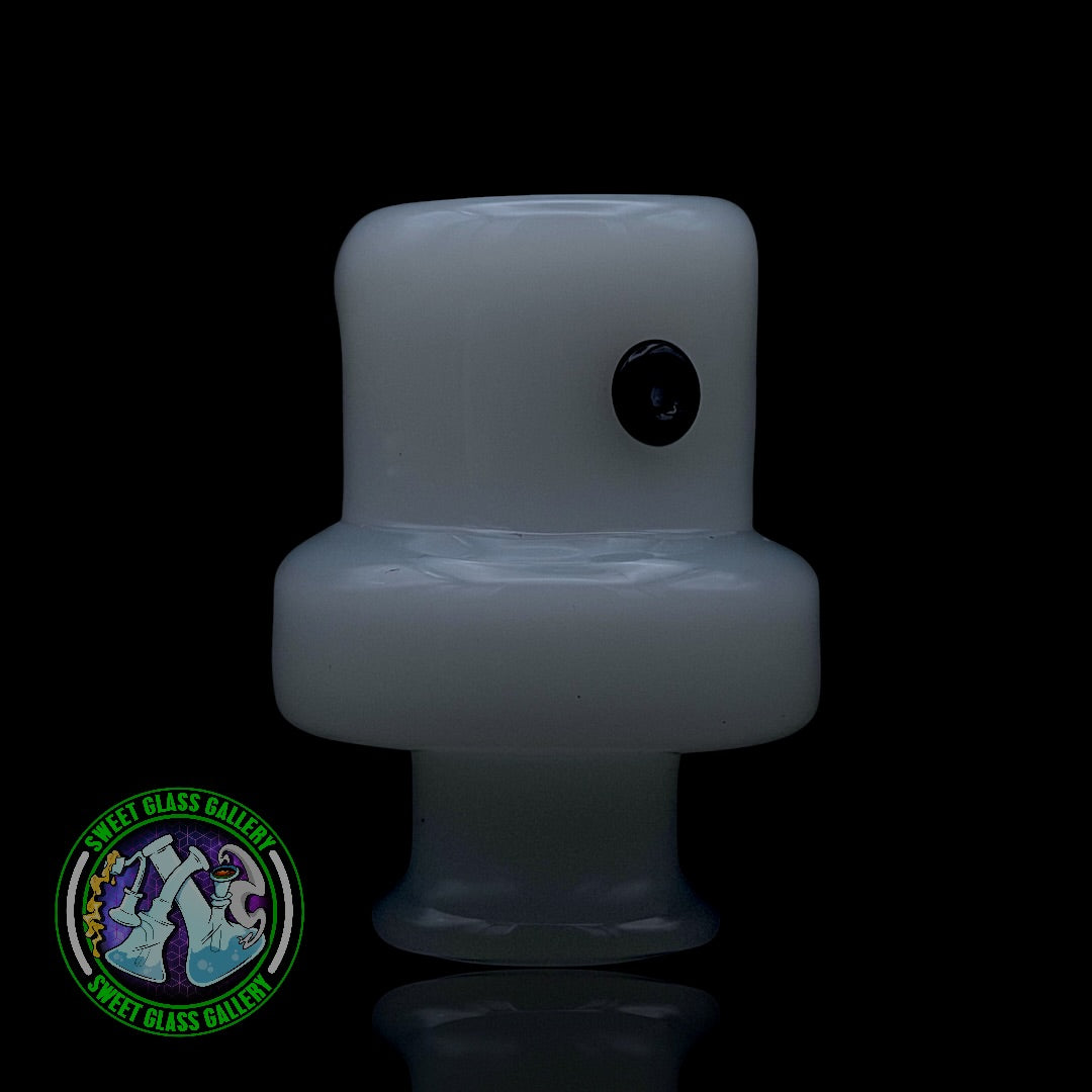 Rone Glass -Puffco Pivot Top #7 - Spray Can Tip White