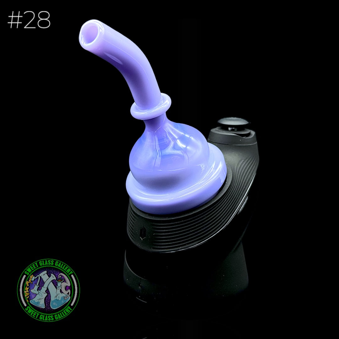 Zach Harrison - Puffco Peak Attachment #28 - Short Path Sipper Dry (Milky Violet)