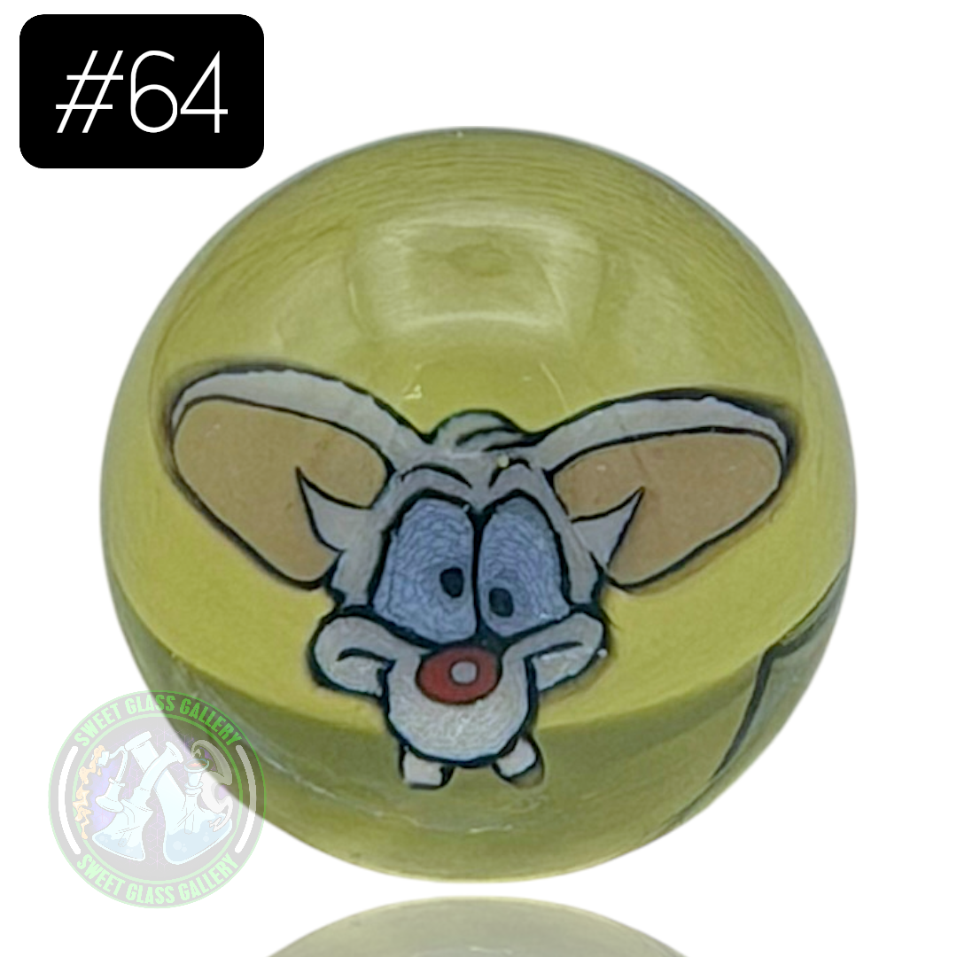 Keys Glass - Marble #64 (Pinky - Pinky & The Brain)