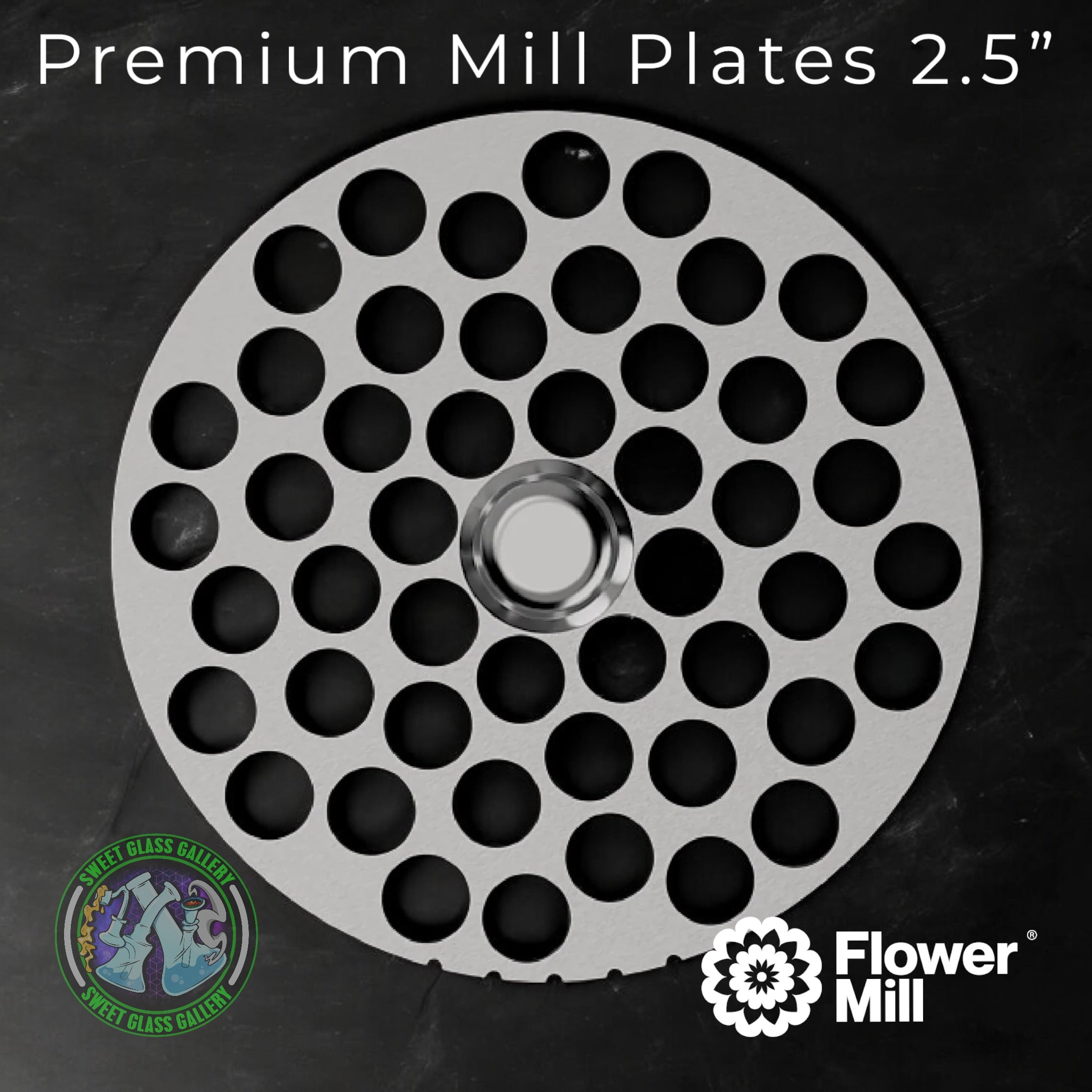 Flower Mill - Next Gen Premium 2.5” Mill Plates