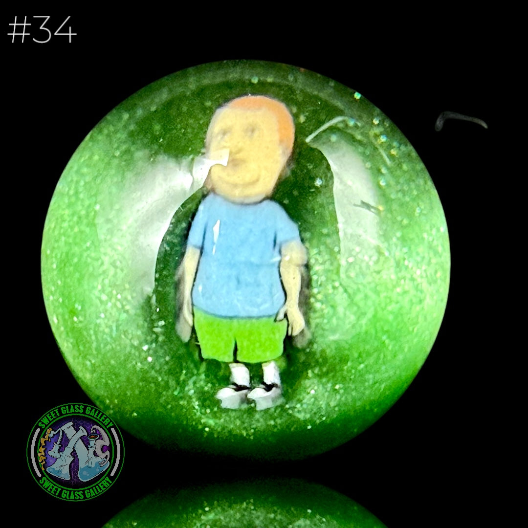 Keys Glass - Marble #34 (Bobby - King Of The Hill)