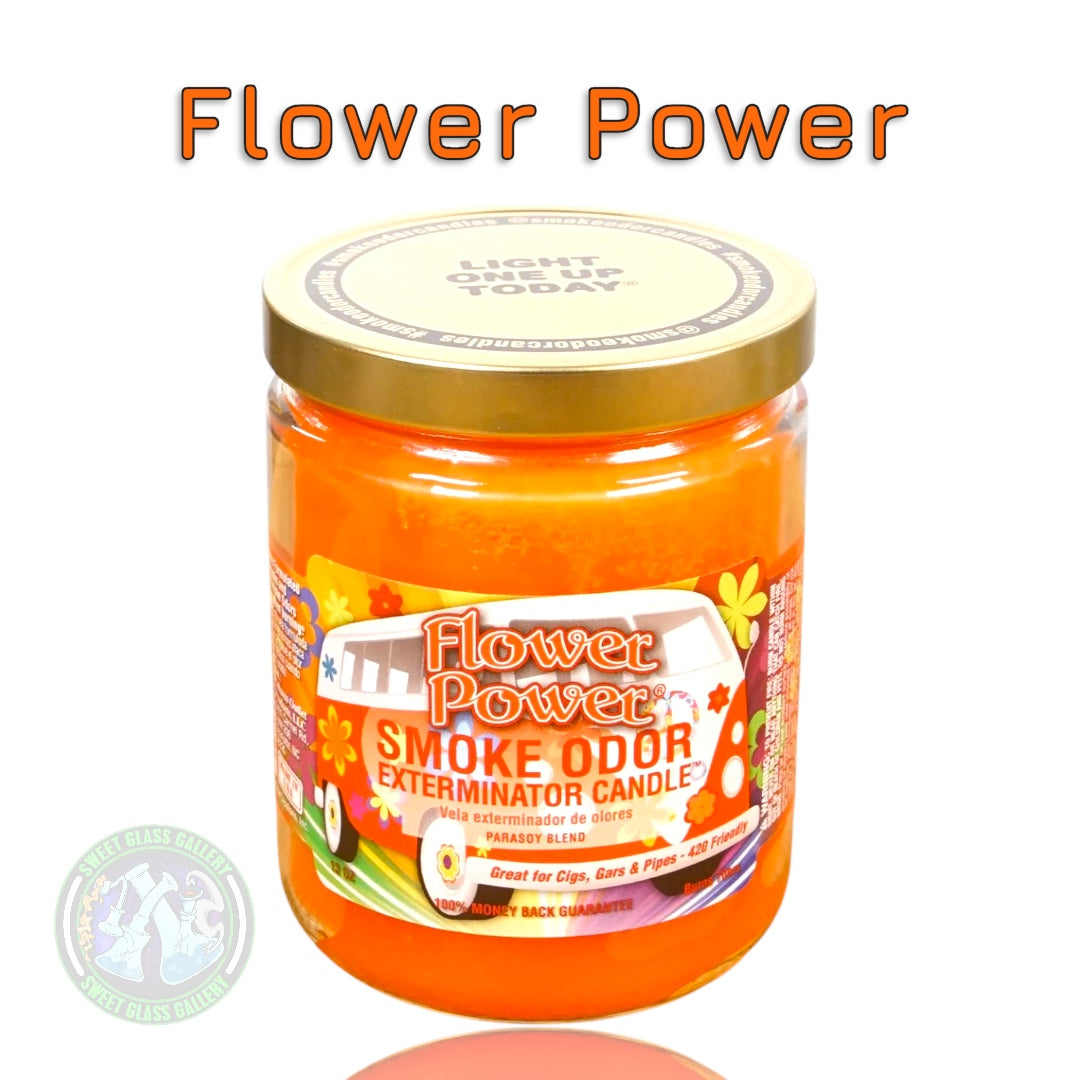 Smoke Odor Exterminator Candle - Flower Power Scent