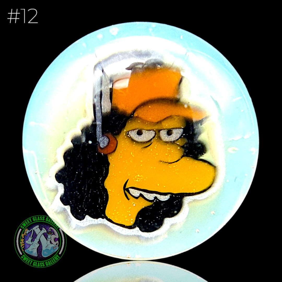 Keys Glass - Marble #12 (Otto Mann - The Simpsons)