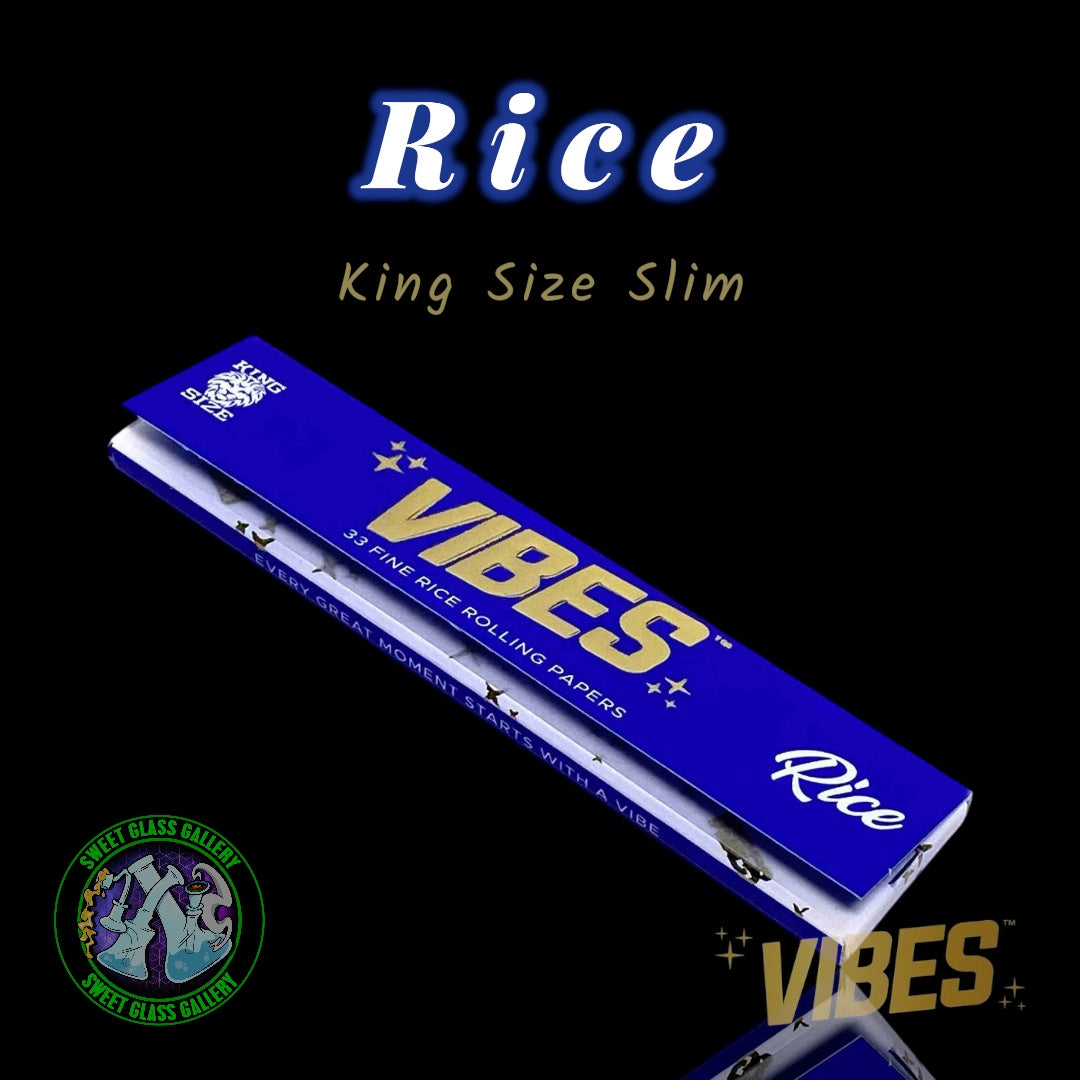 Vibes - Rice King Size Slim Papers