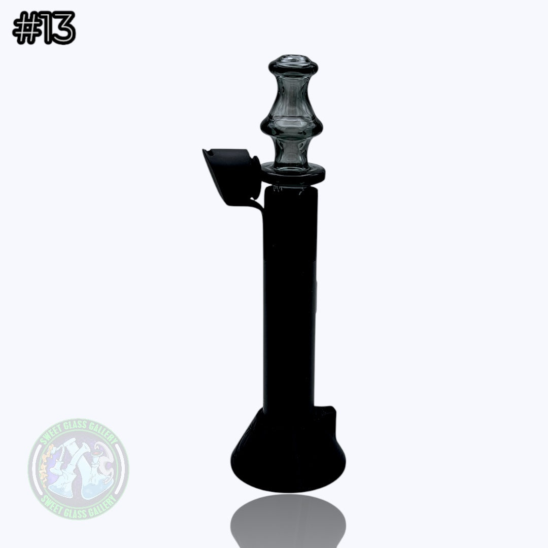 Rone Glass -Puffco Pivot Top #13 - Transparent Black