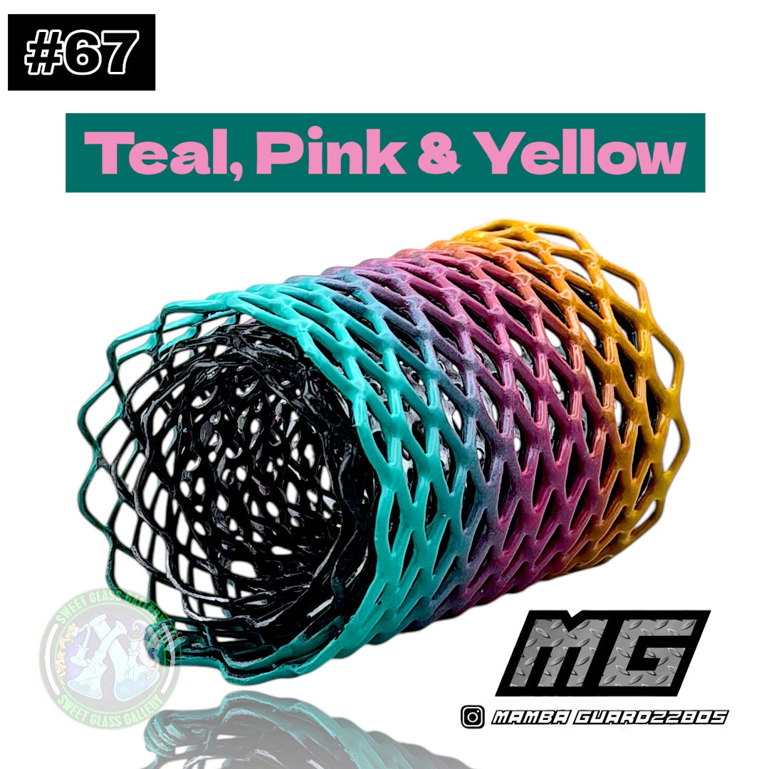 Mamba Guardzz - Heat Cage #67 - Blazer GT8000 Guard (Teal, Pink & Yellow)