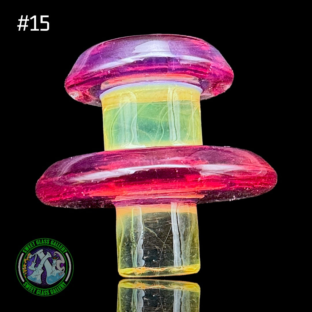 Camp Fire Quartz - Control Tower Cap #15 - Pink Cloud & Slyme