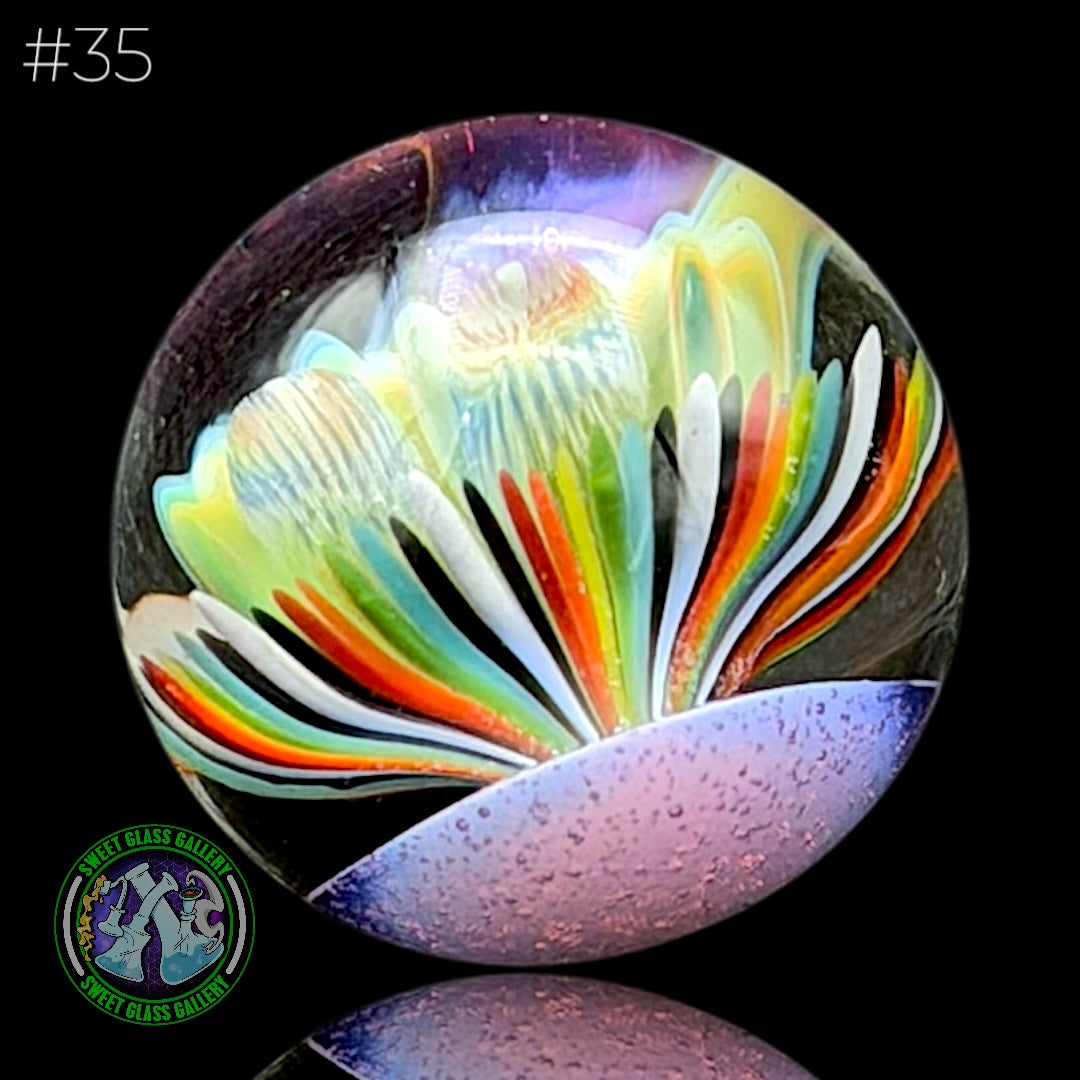 Steve H Glass - Marble #35 - Face Implosion