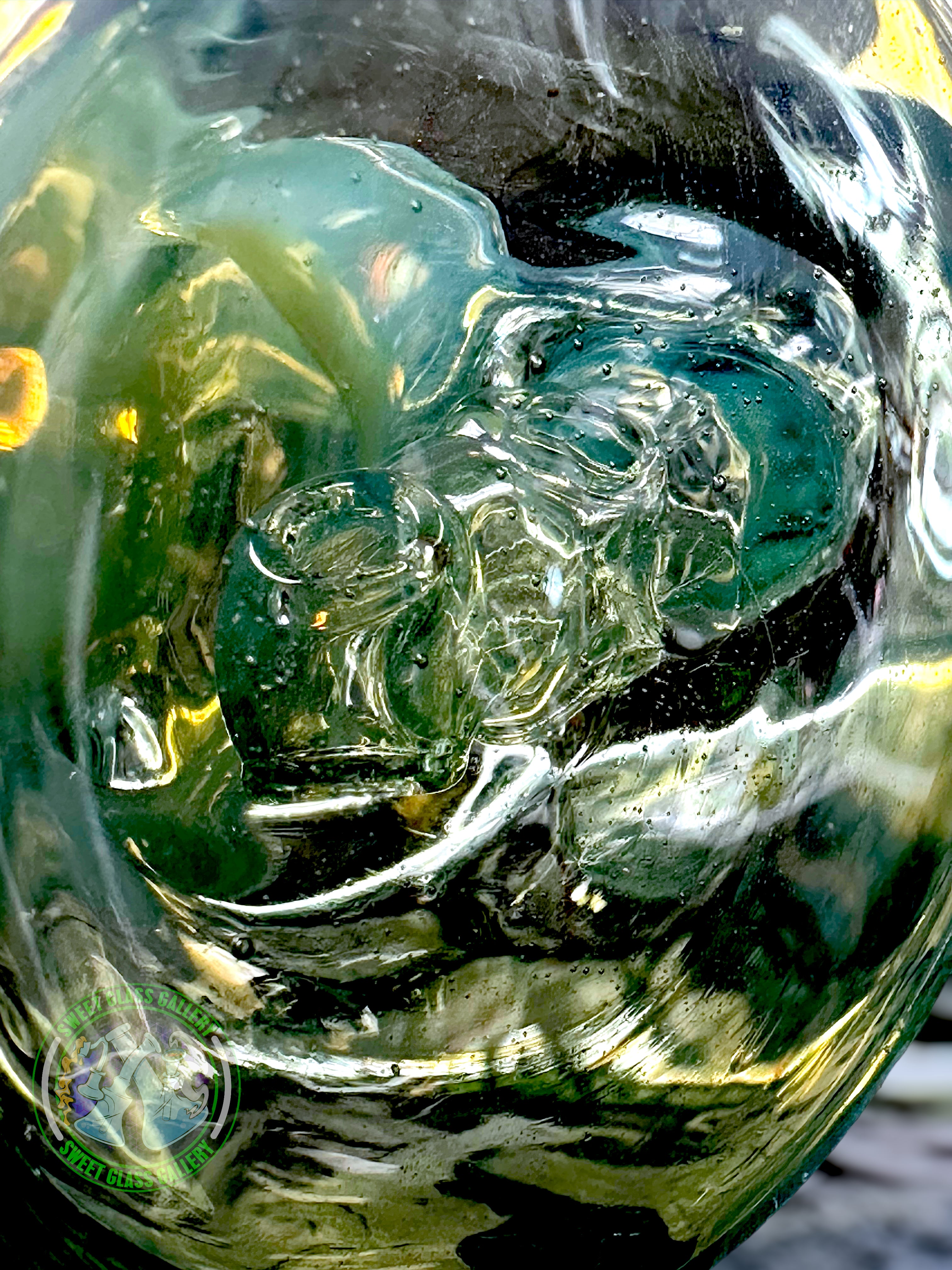 Olour Glass - Rig - Globetrotter Recycler Dot Stack