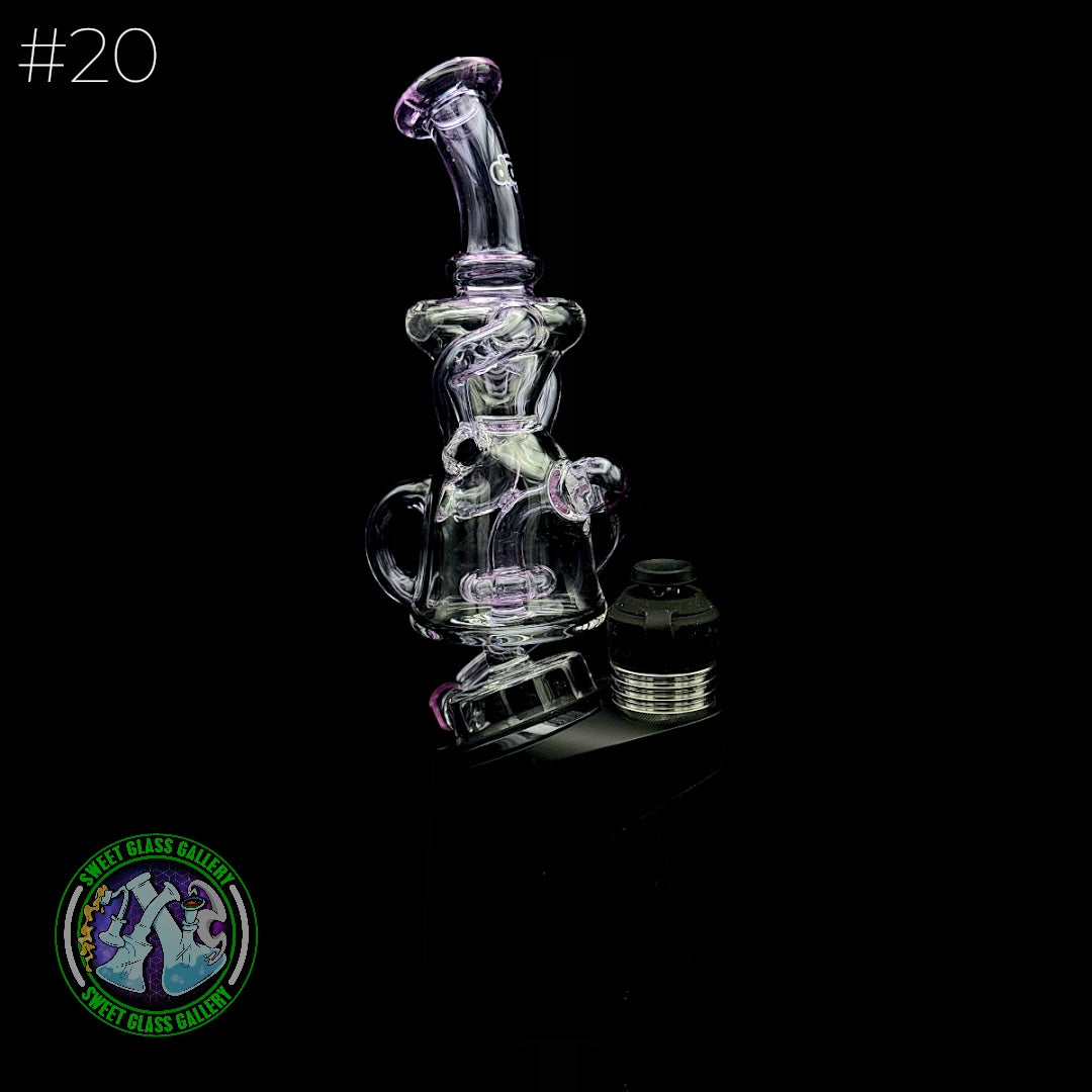Dōp Glass - Puffco Attachment - Minicycler Purple #20