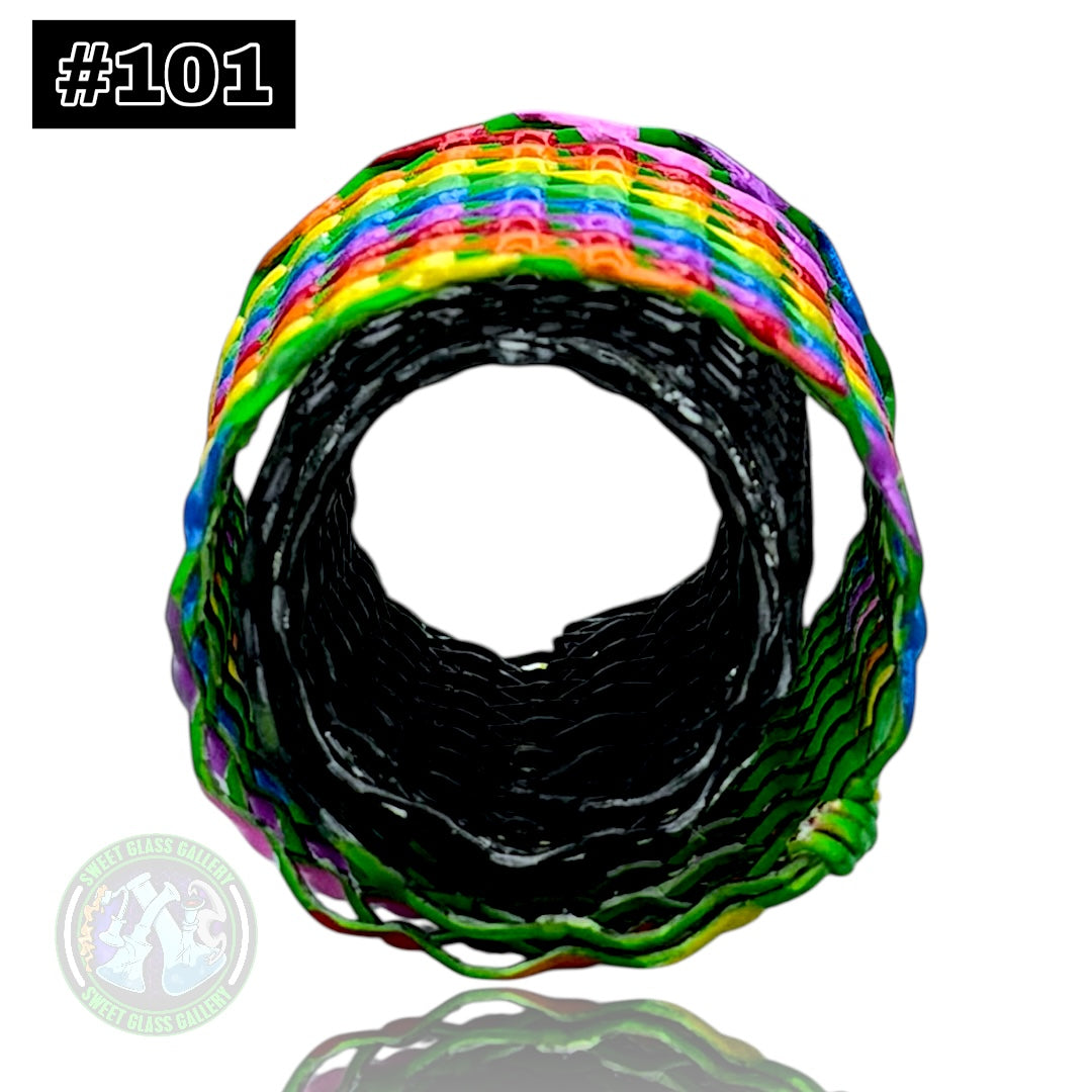 Mamba Guardzz - Heat Cage #101 Blazer GT8000 Guard (Green w/ Rainbow Stripes)