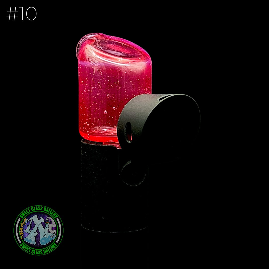 Kizmit Glass - Pivot Top #10 (Rose Quartz x Tangie)