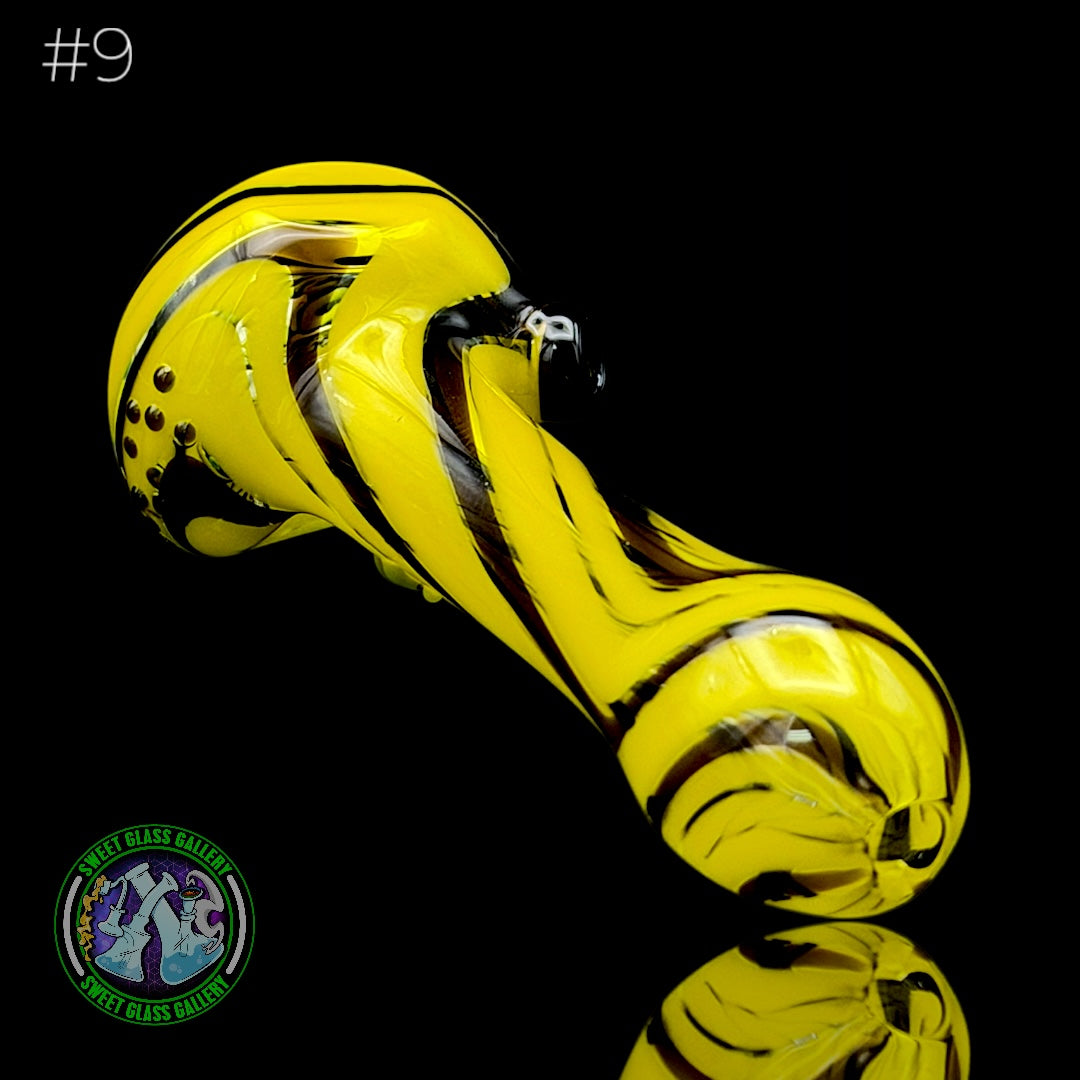 Charisma Glass - Dry Pipe #9 - Lucky Cat