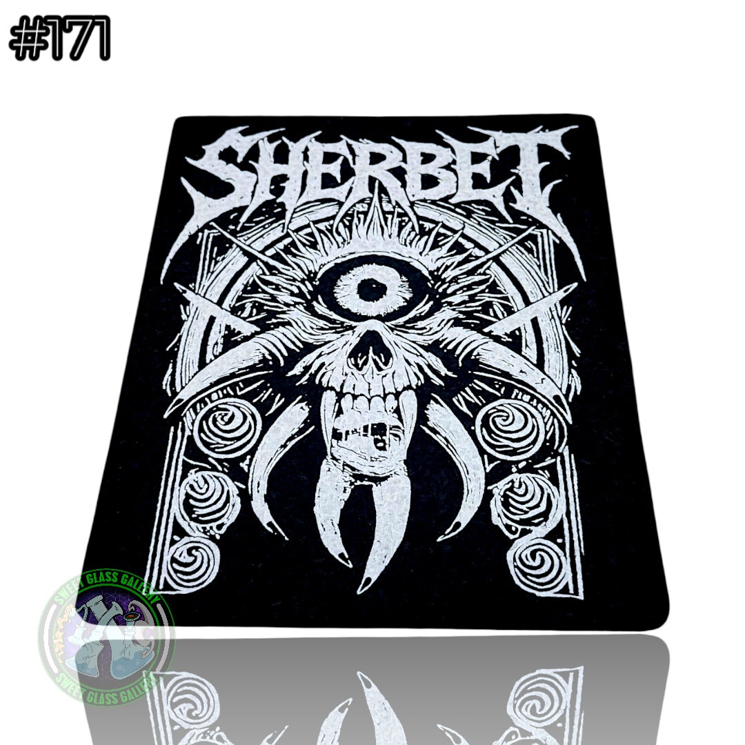Moodmats - Dab Mat #171 - Sherbet Glass x Fractal Dabber