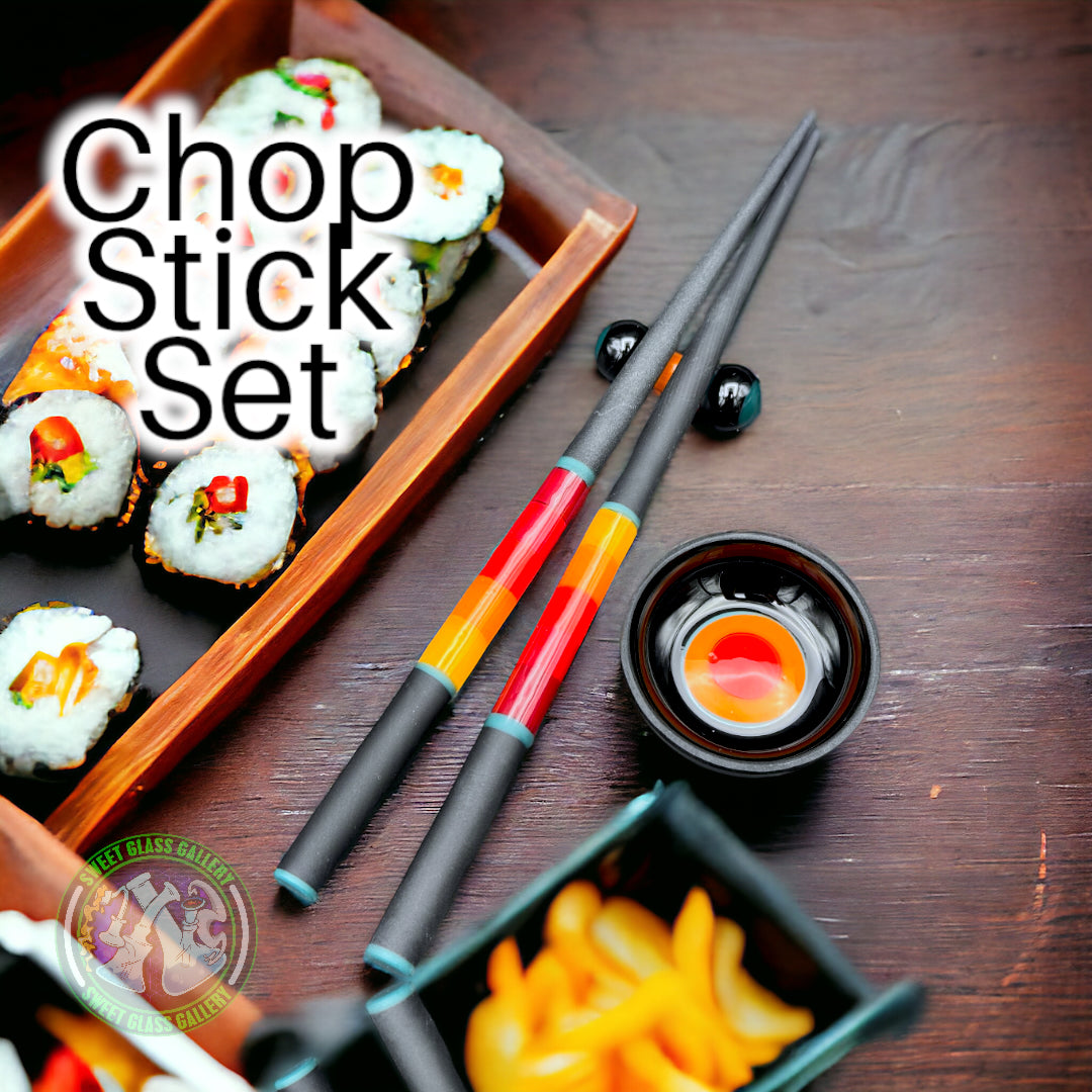 Emily Marie Glass - Chop Stick Set