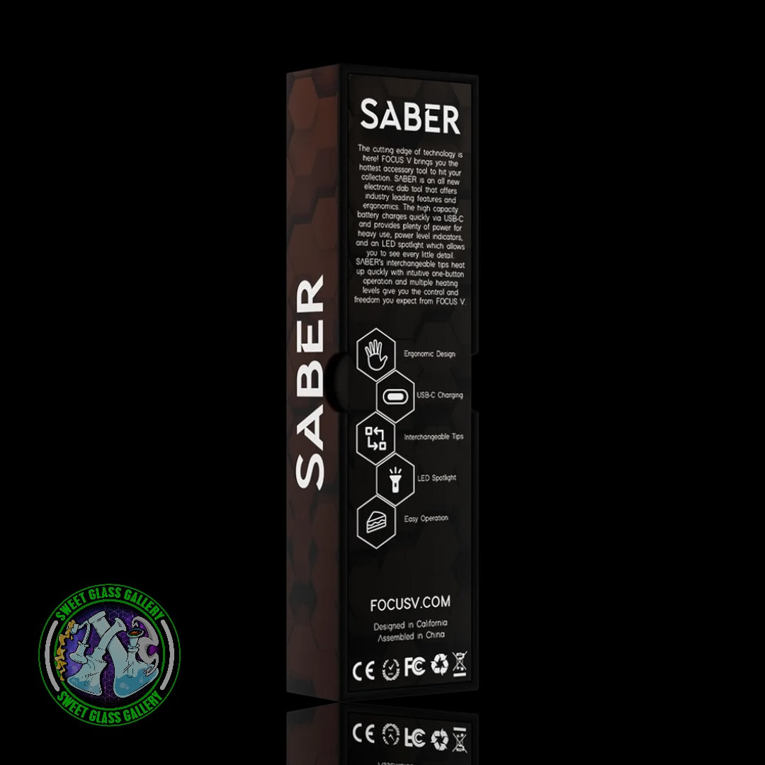 Focus V - Saber Electric Dab Tool - Tangerine