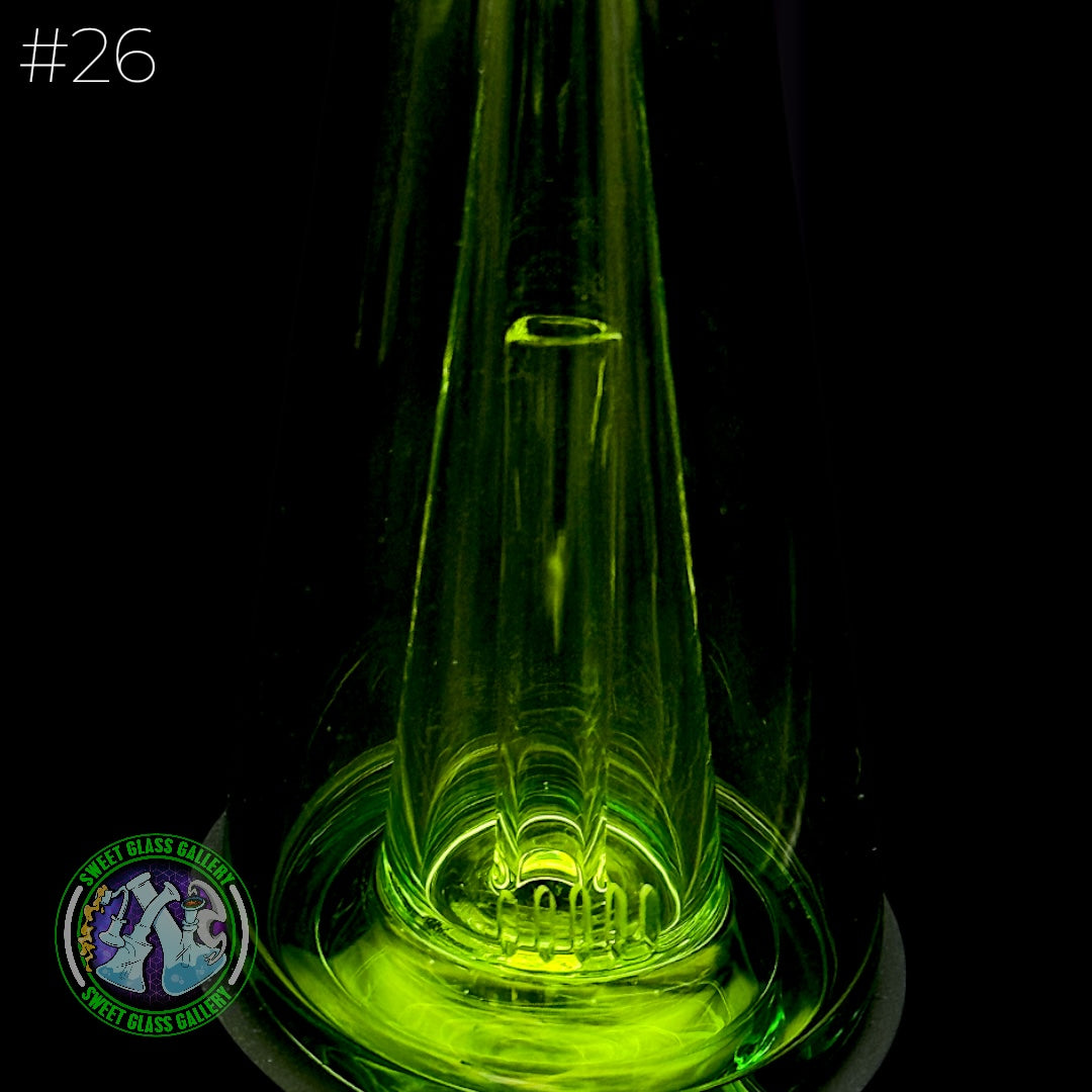 Dōp Glass - Puffco Attachment - 5-Hole Green #26